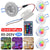 3W RGB LED Recessed Downlight Retrofit Fixture AC85-265V Ceiling Light Remote Dimmable Spot Light 16 Colors Home Indoor Lighting