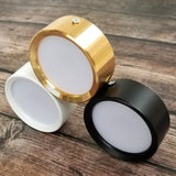 Round Led Panel Light Surface Mounted 5W 7W 9W 12W 18W Downlight ceiling down 220V lampada led lamp with LED Driver