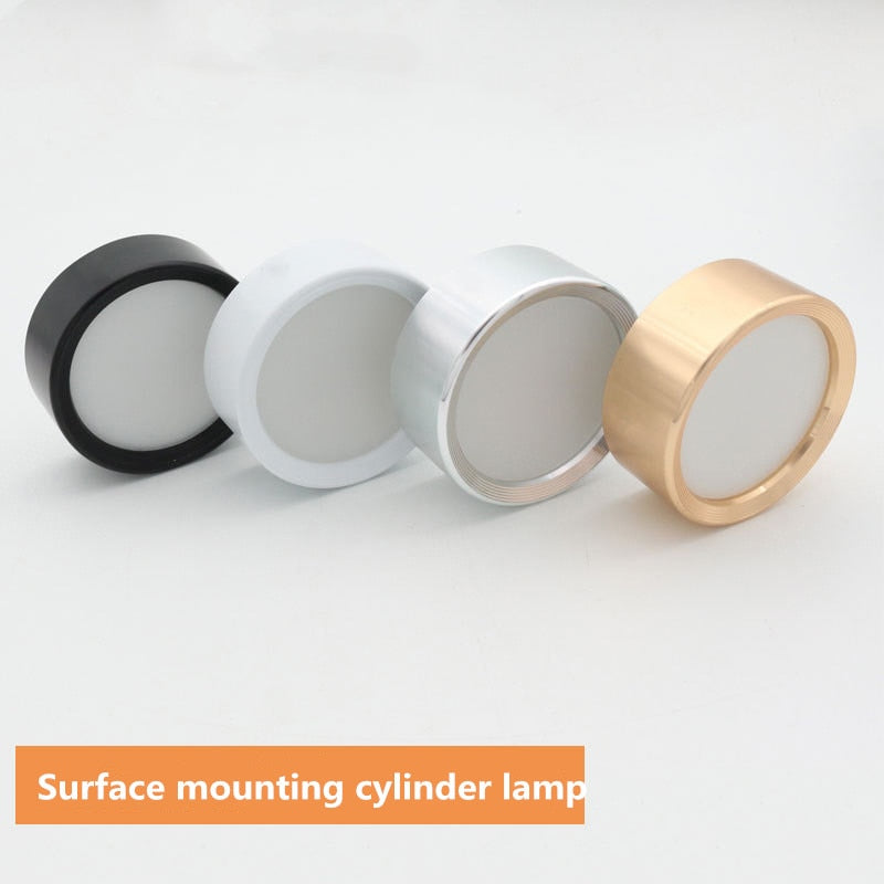 Round Led Panel Light Surface Mounted 5W 7W 9W 12W 18W Downlight ceiling down 220V lampada led lamp with LED Driver