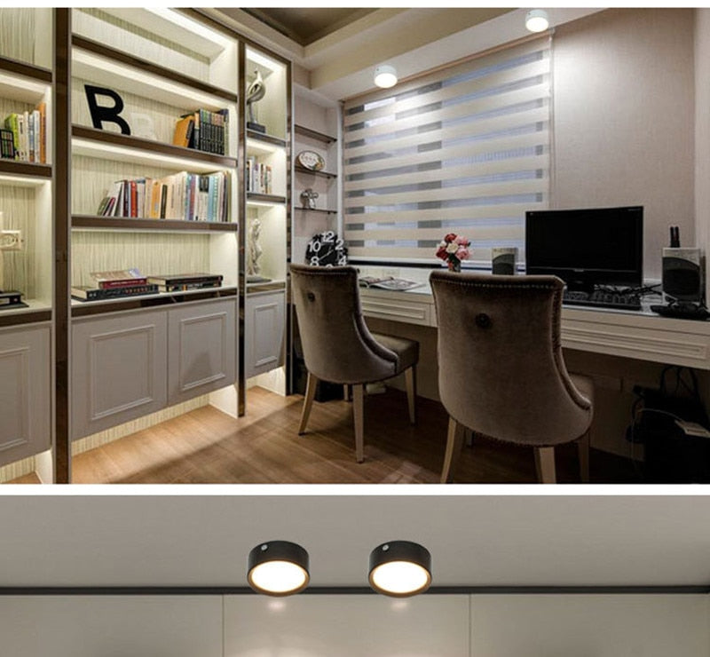 Round Led Panel Light Surface Mounted 5W 7W 9W 12W 18W Downlight ceiling down 220V lampada led lamp with LED Driver