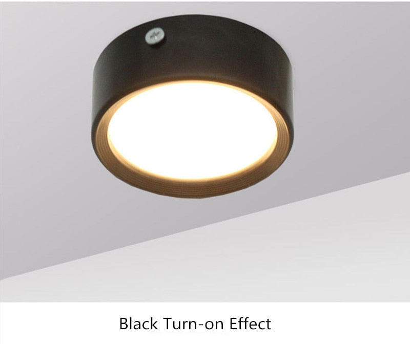 Round Led Panel Light Surface Mounted 5W 7W 9W 12W 18W Downlight ceiling down 220V lampada led lamp with LED Driver