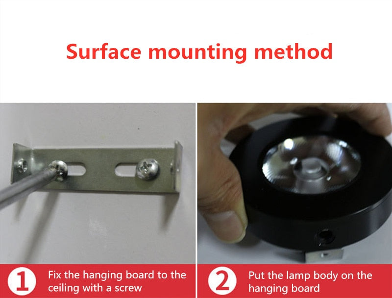 Round Led Panel Light Surface Mounted 5W 7W 9W 12W 18W Downlight ceiling down 220V lampada led lamp with LED Driver