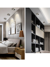 Rotatable Angle LED Recessed Downlight 5W 7W 9W 15W 85-265V LED Ceiling Spot Light 3000K/4000K/6000K Black/White Housing Light