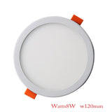 LED Panel Lights Ultra thin Recessed Downlight 6W 8W 15W 20W 220V Square Round Panel lamp Ceiling Lamp White/Warm white Patent