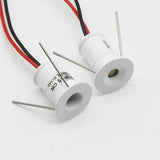 White Black 1W IP65 12V Mini LED Spotlight Stage Wedding Kitchen Cabinet Ceiling Spot Bulbs Light Stair Recessed Bulb Downlight