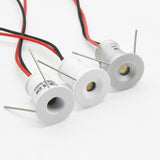 White Black 1W IP65 12V Mini LED Spotlight Stage Wedding Kitchen Cabinet Ceiling Spot Bulbs Light Stair Recessed Bulb Downlight