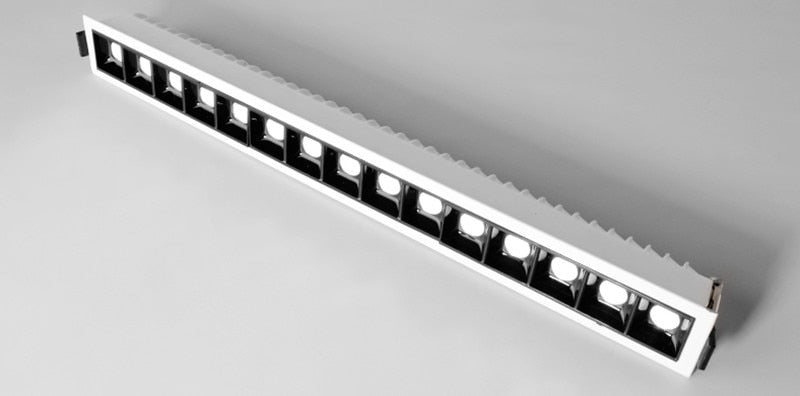 High Brightness Recessed Strip LED Ceiling Lights Dimmable COB LED Downlights AC85~265V LED Strip lamp Indoor Lighting