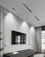 High Brightness Recessed Strip LED Ceiling Lights Dimmable COB LED Downlights AC85~265V LED Strip lamp Indoor Lighting