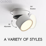 LED Downlights Round Folding Dimmable LED Ceiling Spotlights 7W/9W/12W/15W AC90-260V for Home and Commercial Lighting