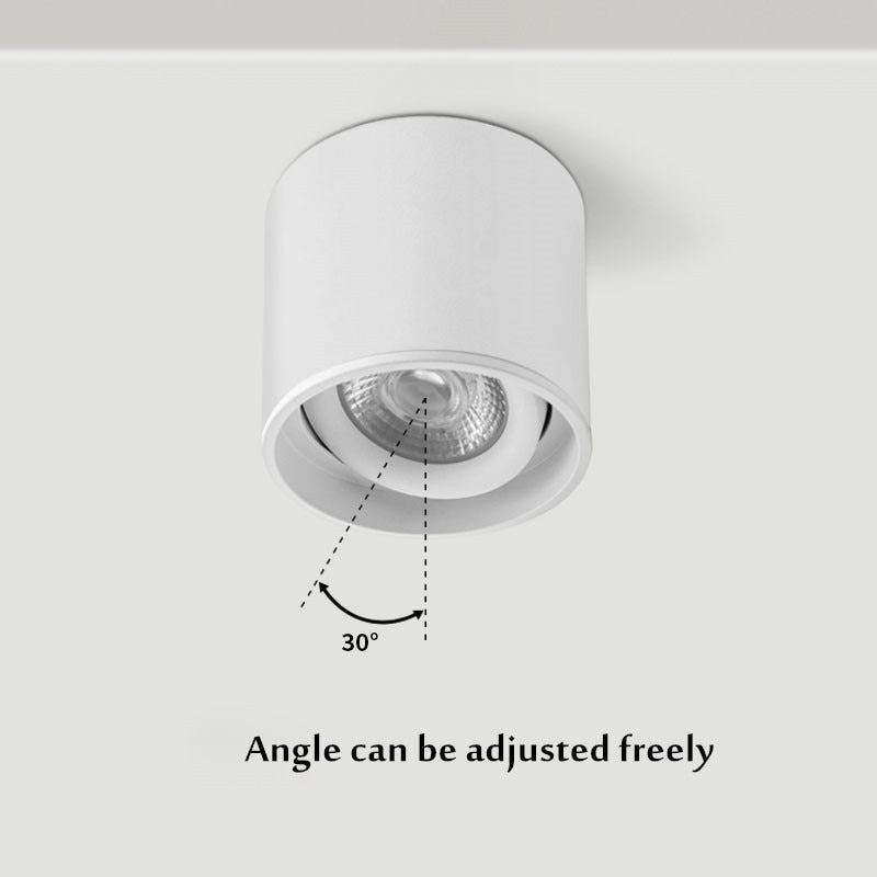 Dimmable Cylinder LED Downlights 6W 10W 12W 15W 22W COB Ceiling Spot Lights AC85~265V Backg Round Lamps Lndoor Lighting