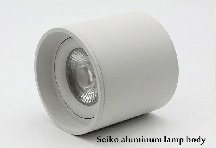Dimmable Cylinder LED Downlights 6W 10W 12W 15W 22W COB Ceiling Spot Lights AC85~265V Backg Round Lamps Lndoor Lighting