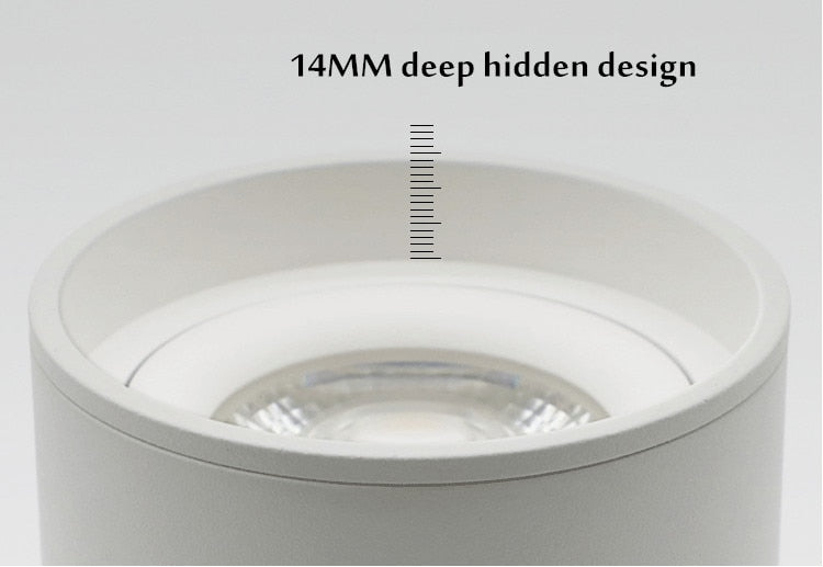 Dimmable Cylinder LED Downlights 6W 10W 12W 15W 22W COB Ceiling Spot Lights AC85~265V Backg Round Lamps Lndoor Lighting