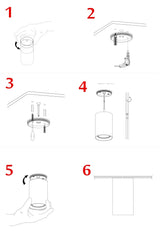 Dimmable Cylinder LED Downlights 6W 10W 12W 15W 22W COB Ceiling Spot Lights AC85~265V Backg Round Lamps Lndoor Lighting