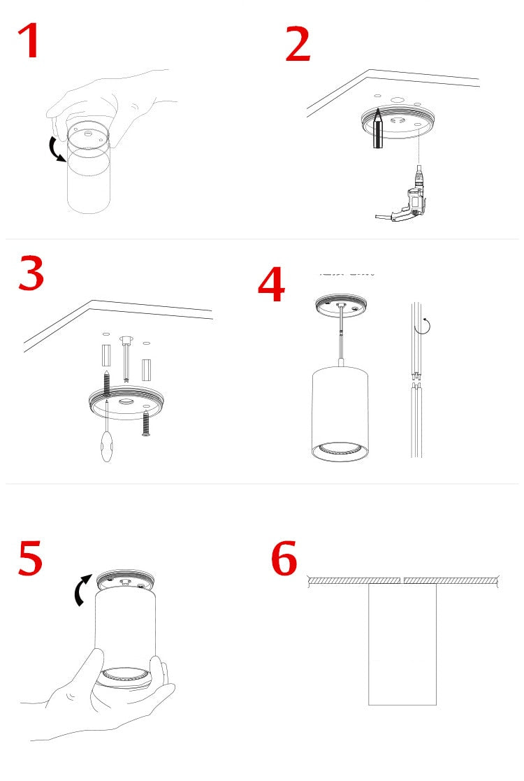 Dimmable Cylinder LED Downlights 6W 10W 12W 15W 22W COB Ceiling Spot Lights AC85~265V Backg Round Lamps Lndoor Lighting