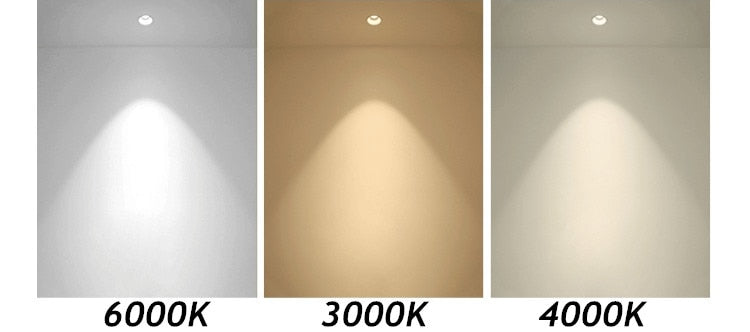 Dimmable Narrow border Embedded Anti-glare Led COB Ceiling Recessed downlight 10w 12w LED wall wash light Hotel Villa Lighting