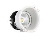 Dimmable Narrow border Embedded Anti-glare Led COB Ceiling Recessed downlight 10w 12w LED wall wash light Hotel Villa Lighting