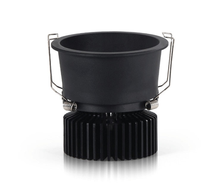 Dimmable Narrow border Embedded Anti-glare Led COB Ceiling Recessed downlight 10w 12w LED wall wash light Hotel Villa Lighting