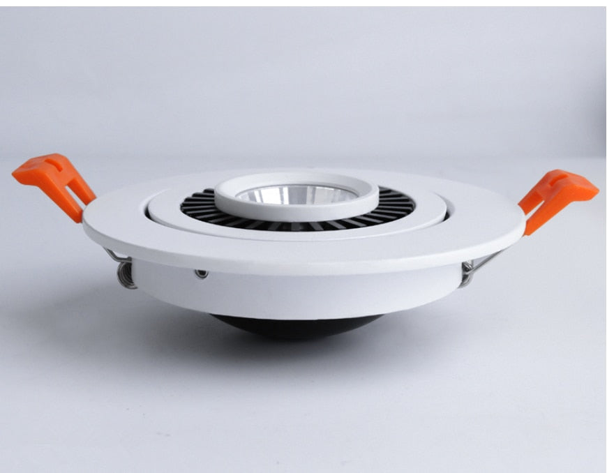 360 Angle Rotatable LED COB Recessed Downlight Square 6W 9W 12W 15W 18W 20WLED Ceiling Spot Light for Picture TV Background 220V Spot