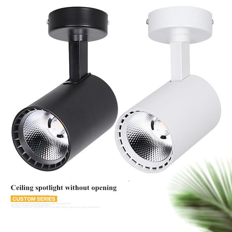 Adjustable light mounted led downlight spotlight 85V-260V 10W 15W 20W 30W living room clothing store ceiling-type free opening