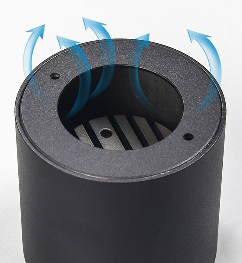 Dimmable LED spotlight 7W 9W 12W 15W 20W AC85-265V downlight angle adjustable ceiling type living room bedroom household spotlight