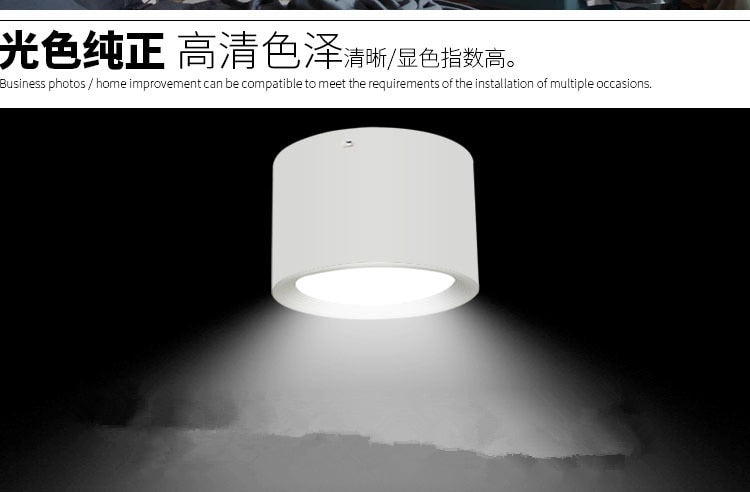 LED Ceiling Surface Mounted Downlight SMD5730 5W 7W 12W 18W AC85-265V 110V/220V lamp Led downlights Ceiling Spot light