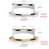 Downlight LED Recessed Light Crystal Stereoscopic Spotlight Modern Corridor Aisle Porch Bedroom Kitchen Ceiling Lamp AC110 220V