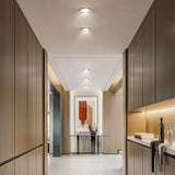 Downlight LED Recessed Light Crystal Stereoscopic Spotlight Modern Corridor Aisle Porch Bedroom Kitchen Ceiling Lamp AC110 220V