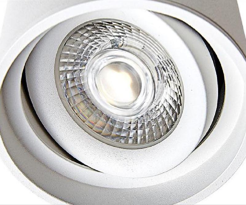 Dimmable LED Spotlight 7W 9W 12W 15W 90V-260V Downlight Angle Adjustable Ceiling Type Living Room Bedroom Household Spotlight