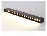 Dimmable Recessed Strip LED Ceiling Lights 10W 20W 30W 40W  LED Downlights AC85~265V LED Strip Lamp Indoor Lighting