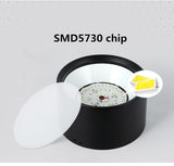 Dimmable LED Ceiling  Downlight SMD5730 5W 7W 12W 18W 22w 24w AC85-265V Lamp Indoor Lighting Spot