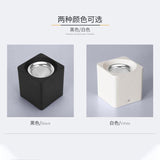 Square Dimmable COB LED Downlights 7W 9W 12W LED Ceiling Spot lights AC85~265V LED Ceiling Lamps Warm/Cold White Indoor Lighting