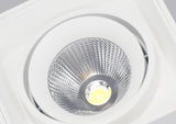 Square Dimmable COB LED Downlights 7W 9W 12W LED Ceiling Spot lights AC85~265V LED Ceiling Lamps Warm/Cold White Indoor Lighting