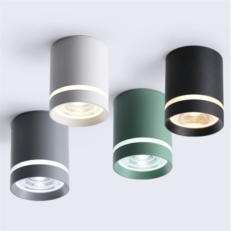 Dimmable Cylinder LED Downlights 10W 12W 15W 18W COB LED Ceiling Spot Lights AC85~265V LED Background Lamps Indoor Lighting