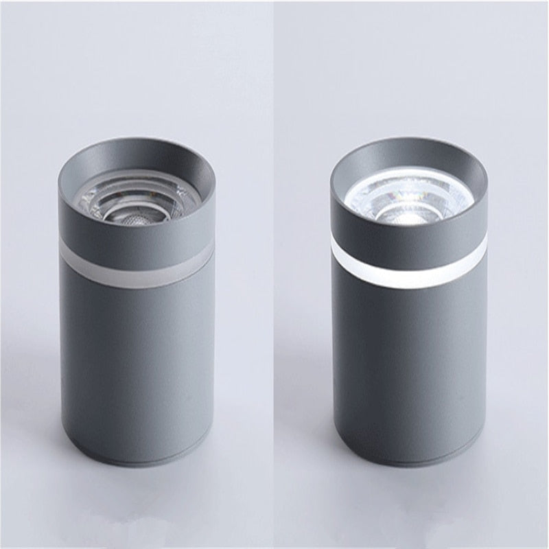 Dimmable Cylinder LED Downlights 10W 12W 15W 18W COB LED Ceiling Spot Lights AC85~265V LED Background Lamps Indoor Lighting