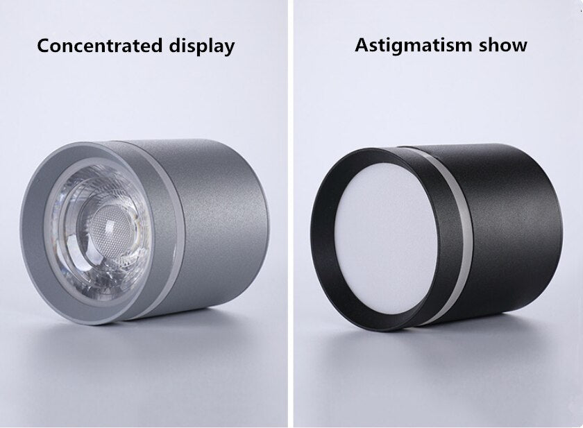 Dimmable Cylinder LED Downlights 10W 12W 15W 18W COB LED Ceiling Spot Lights AC85~265V LED Background Lamps Indoor Lighting