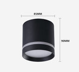 Dimmable Cylinder LED Downlights 10W 12W 15W 18W COB LED Ceiling Spot Lights AC85~265V LED Background Lamps Indoor Lighting