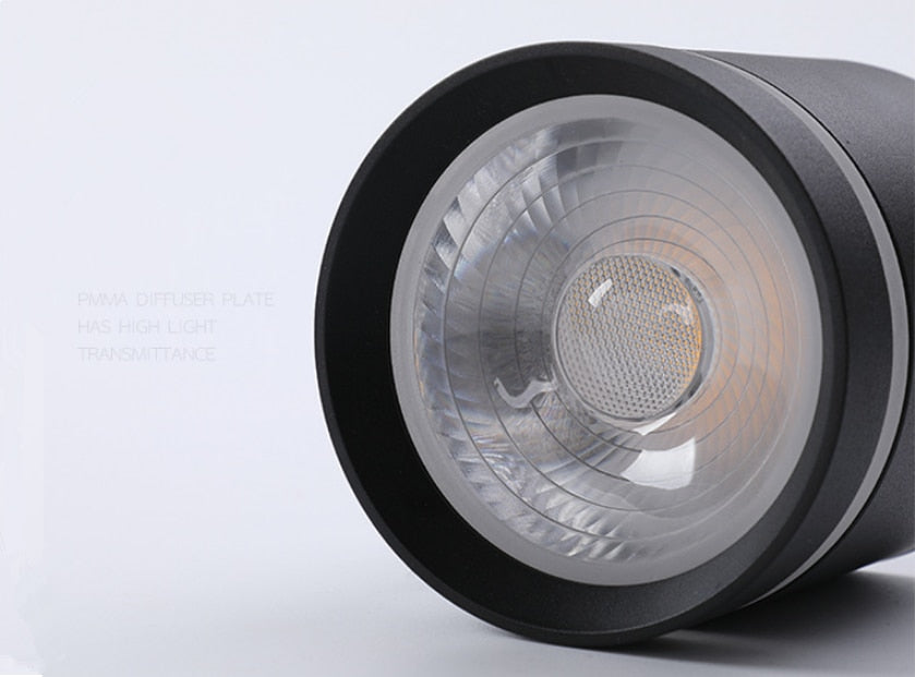 Dimmable Cylinder LED Downlights 10W 12W 15W 18W COB LED Ceiling Spot Lights AC85~265V LED Background Lamps Indoor Lighting