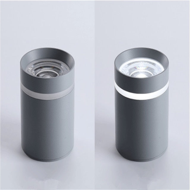 Dimmable Cylinder LED Downlights 10W 12W 15W 18W COB LED Ceiling Spot Lights AC85~265V LED Background Lamps Indoor Lighting