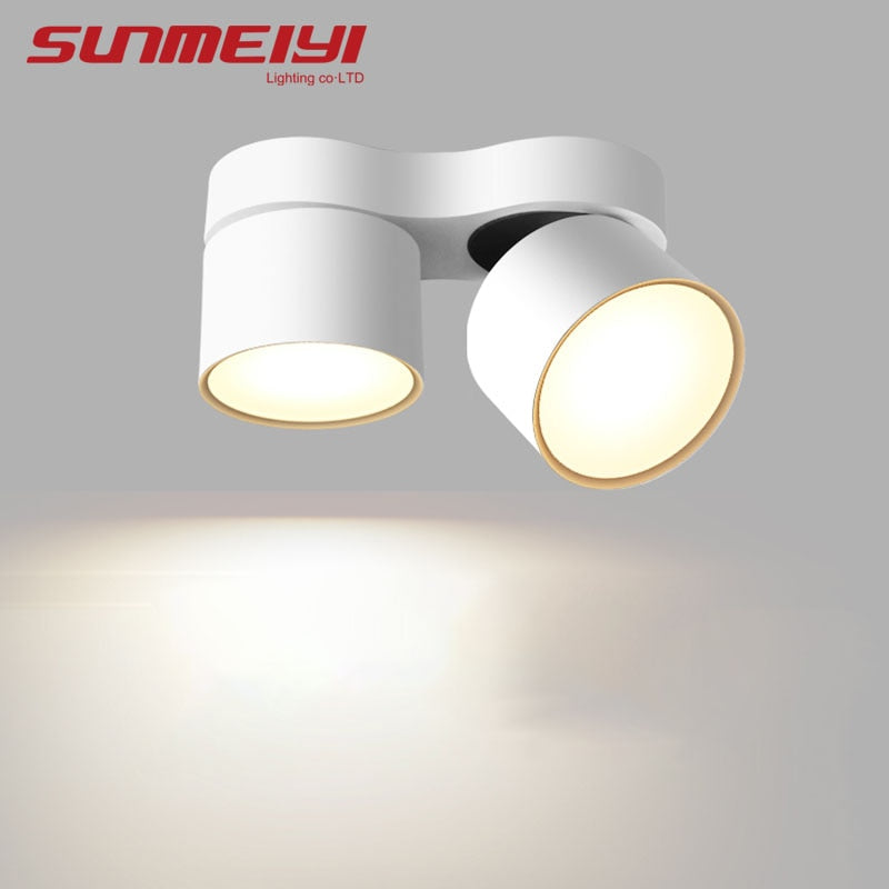 LED Ceiling Light Folding LED Downlights 12W/24W Ceiling COB Spotlights AC110~240V LED Ceiling Lamps Indoor Lighting