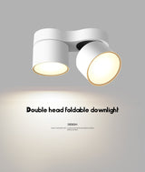 LED Ceiling Light Folding LED Downlights 12W/24W Ceiling COB Spotlights AC110~240V LED Ceiling Lamps Indoor Lighting
