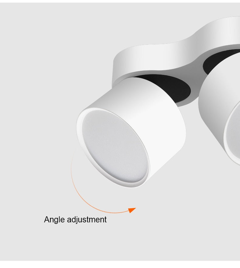 LED Ceiling Light Folding LED Downlights 12W/24W Ceiling COB Spotlights AC110~240V LED Ceiling Lamps Indoor Lighting