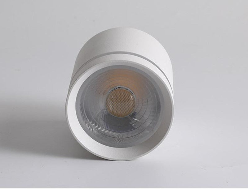 Dimmable COB Cylinder Led Downlight Surface 5W 7W 10W 12W 15W 18W COB LED Ceiling Spot Lights  LED Background Lamps Indoor Lighting