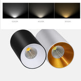 Dimmable high brightness LED COB ceiling spotlight 7W 9W 12W long surface mount downlight indoor lighting kitchen bedroom