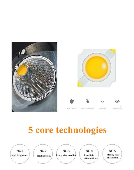 Dimmable high brightness LED COB ceiling spotlight 7W 9W 12W long surface mount downlight indoor lighting kitchen bedroom