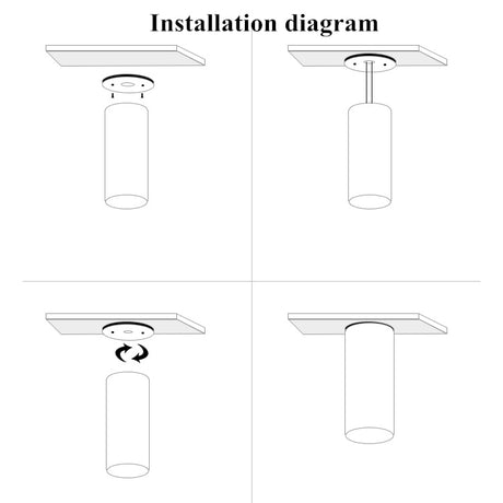 Dimmable high brightness LED COB ceiling spotlight 7W 9W 12W long surface mount downlight indoor lighting kitchen bedroom