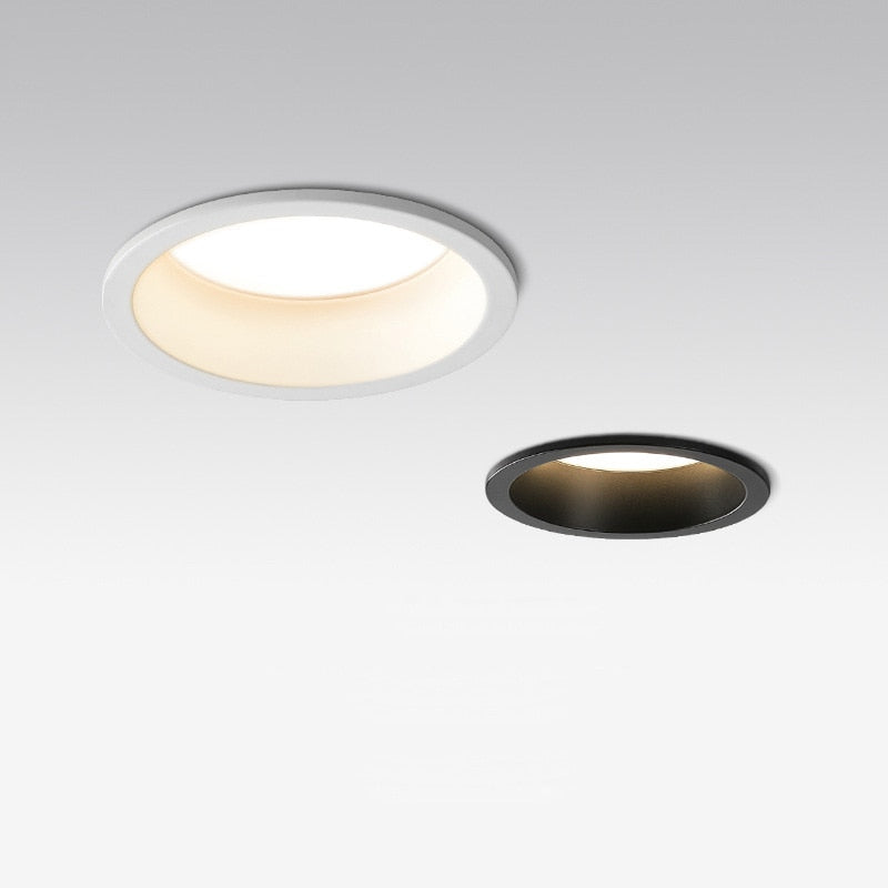 Anti Glare Dimmable Recessed Downlight lamp 7w 9w 12w 15w Led Spot Light 220V/110V Ceiling round panel light for home lighting