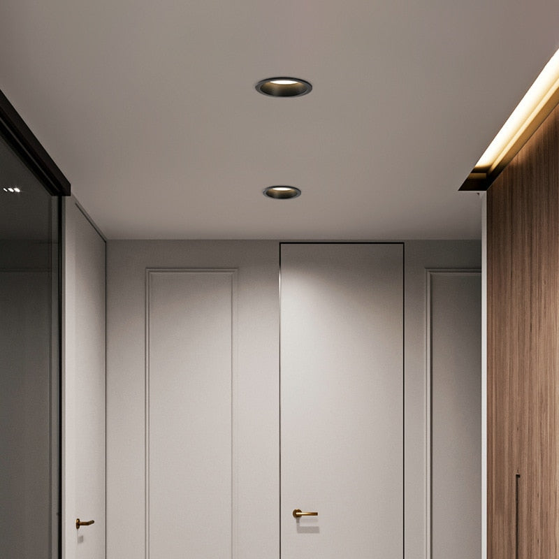 Anti Glare Dimmable Recessed Downlight lamp 7w 9w 12w 15w Led Spot Light 220V/110V Ceiling round panel light for home lighting