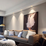 Dimmable Recessed Narrow Border Anti-glare COB LED Downlights AC85-265V 5W/7W/9W/12W/18W  LED Ceiling Lamps Hotel Villa Lighting