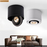 Dimmable surface mounted LED downlight spot light 5W/7W/9W/15WCOB wall lamp AC85V-265V ceiling light living room commercial home