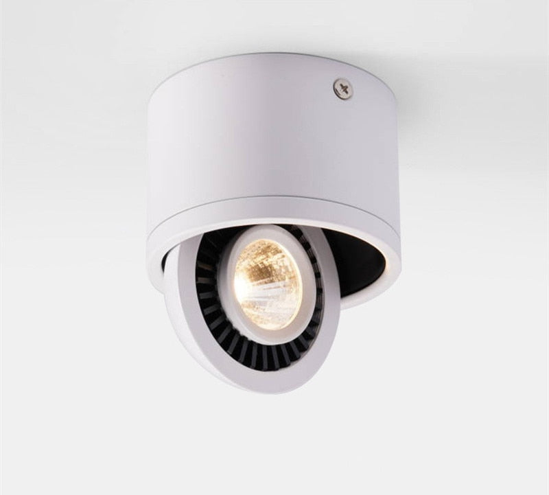 Dimmable surface mounted LED downlight spot light 5W/7W/9W/15WCOB wall lamp AC85V-265V ceiling light living room commercial home